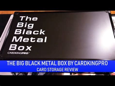 big black metal box review|Trading Card Product Reviews: The Big Black Metal Box.